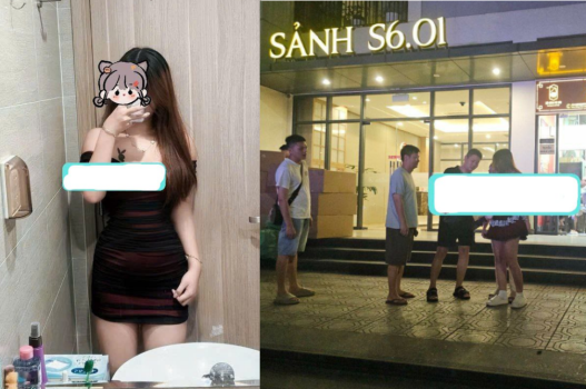 Hot girl đi khách bị ghi hình lén