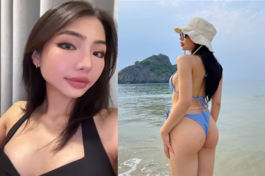 Thanh Nga quan hệ từ phòng khách ra bếp